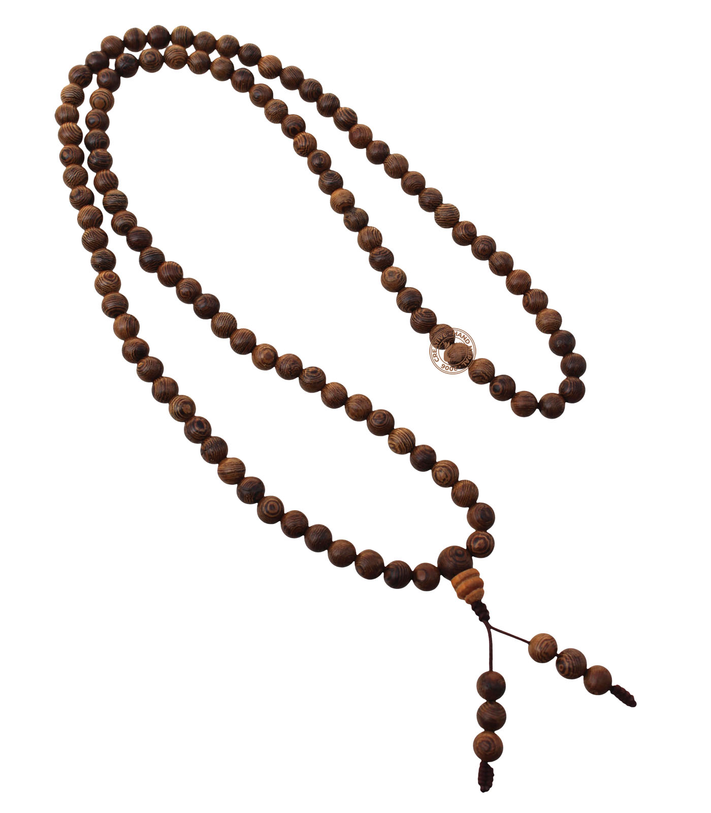 Natural wood 108 prayer beads Creativehand Nepal